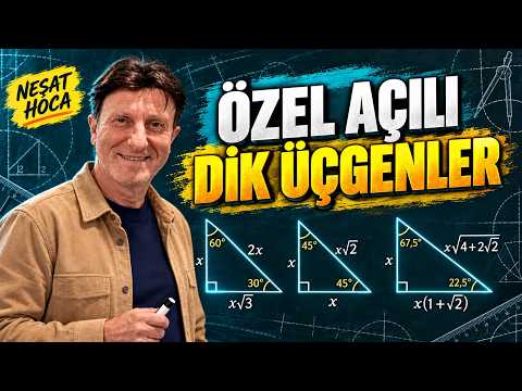 Özel Açılı Dik Üçgenler ve Özellikleri | Geometri İspatları #11