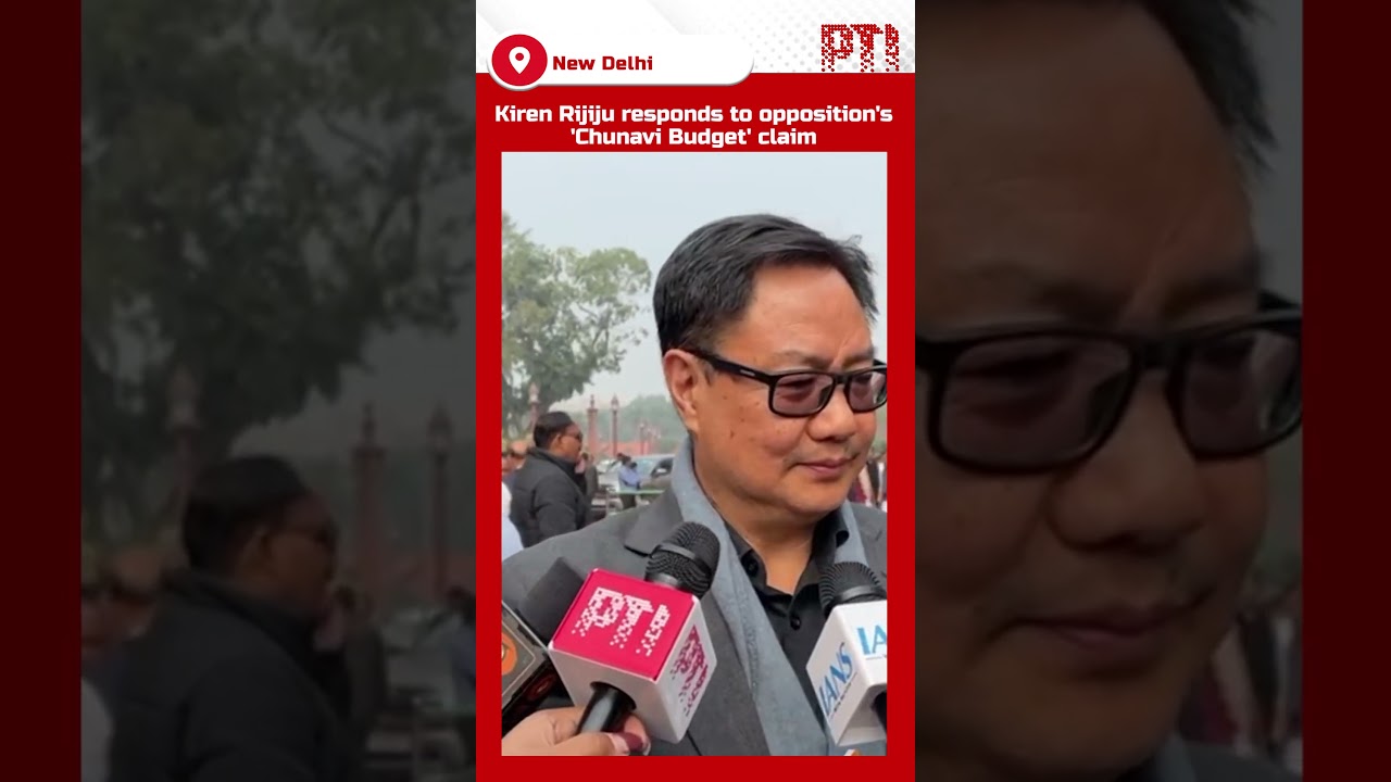 Kiren Rijiju responds to opposition's 'Chunavi Budget' claim
