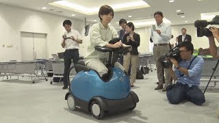 乗降楽な電動車いすを導入 滋賀の病院、患者の負担減