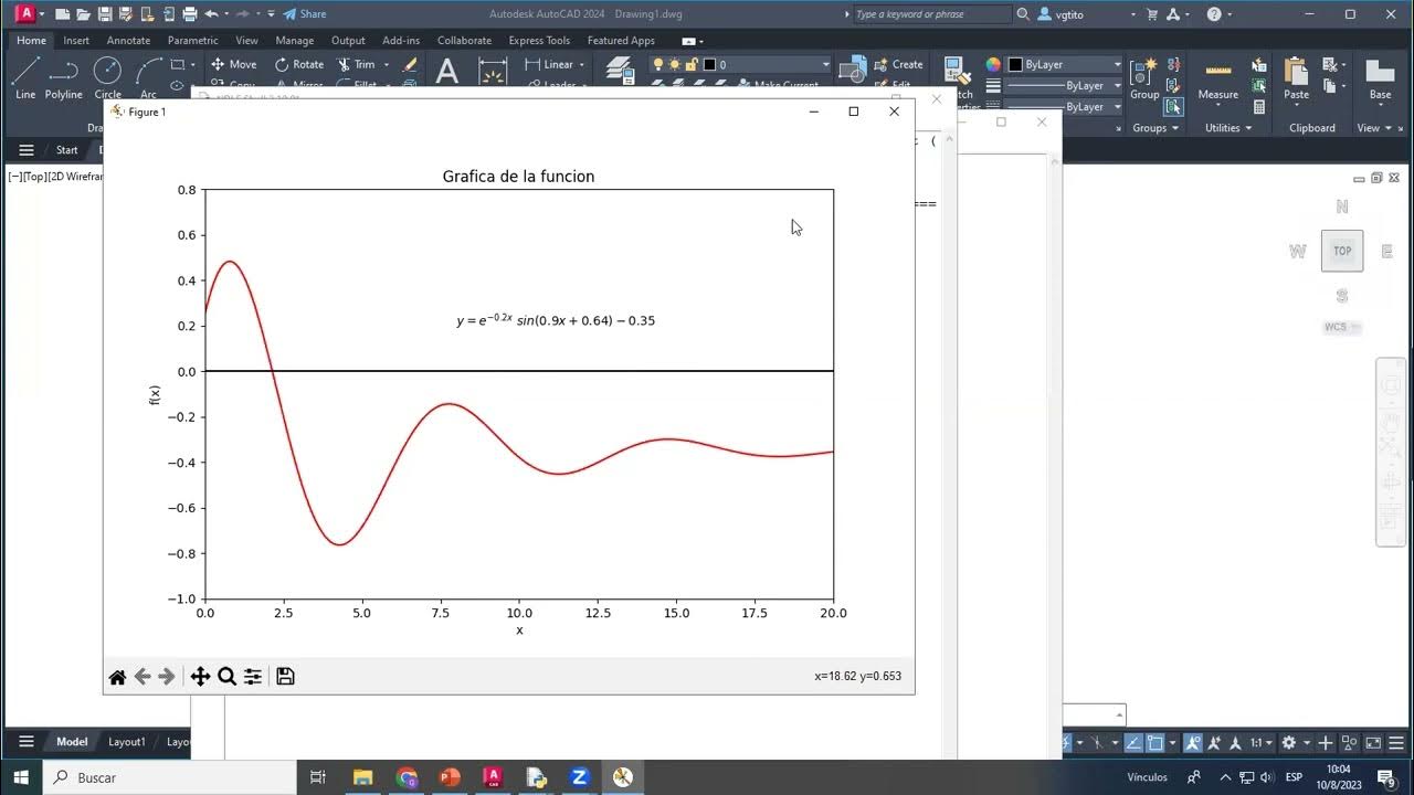 graficas python autocad - YouTube