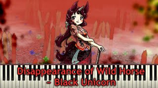 Touhou Piano Transcription - Disappearance of Wild Horse ~ Black Unicorn