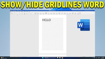 How To Show or Hide Gridlines in Microsoft Word - Quick Fix