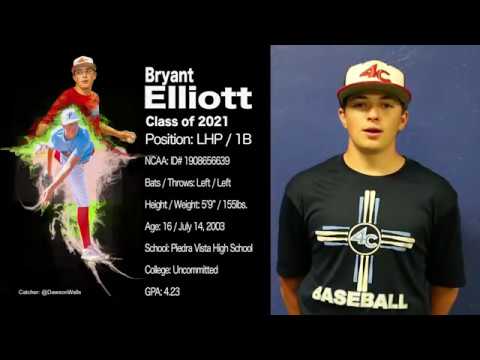 BRYANT ELLIOTT PROSPECT VIDEO, LHP, PIEDRA VISTA HIGH SCHOOL, CLASS OF 2021