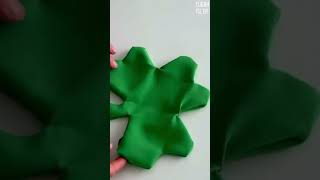 Sew a Three Leaf Clover Pillow ☘️☘️☘️ #shorts