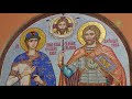 В Санкт-Петербурге освящена мозаичная икона св. князей Феодора Новгородского и Александра Невского