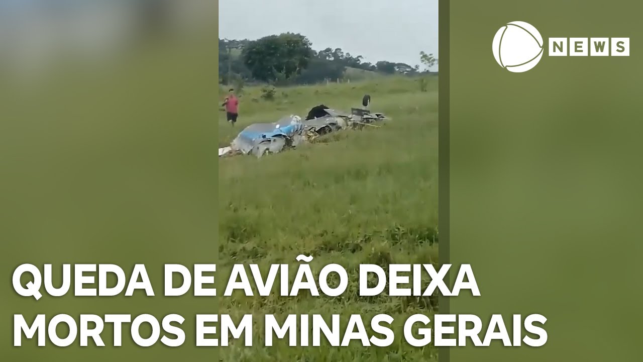 Queda de avião em Minas Gerais deixa mortos