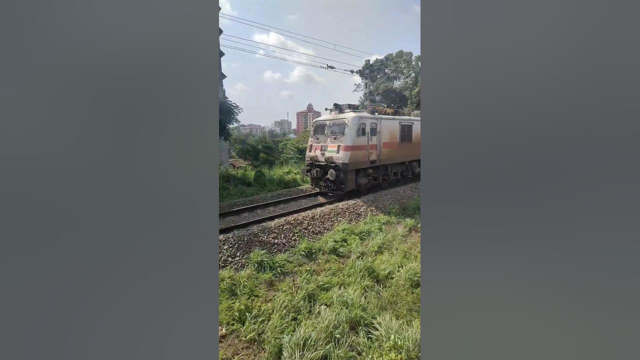 Chennai Alappuzha Express at Cherthala Railway stationshorts 