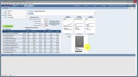 7 Custom Cabinet Estimator-Door Setup (part 1)