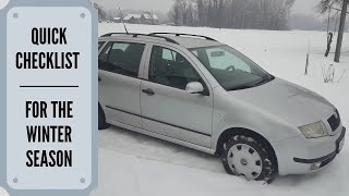 How To Prepare Your Car For Winter-Quick Checklist