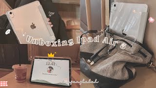 Ipad Air 5 256 GB Starlight Unboxing + Apple Pencil Gen 2 + Accessories & Set Up + Camera Test