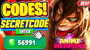 ⚠️New⚠️ ALL WORKING UPDATE CODES For Anime Weapons - Roblox Anime Weapons Codes 2025
