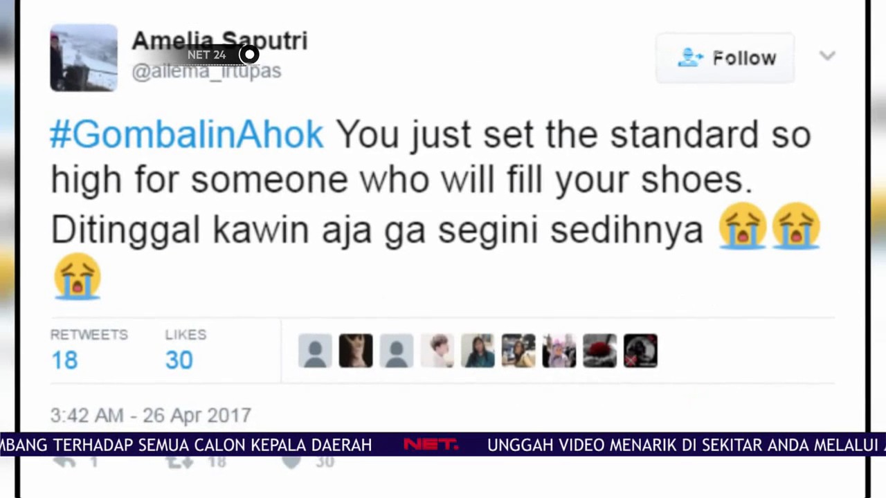 Kata Kata Unik Jenaka Pada Karangan Bunga Ahok Yang Hits Di Socmed