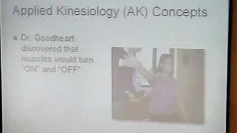 Applied Kinesiology introduction pt 2