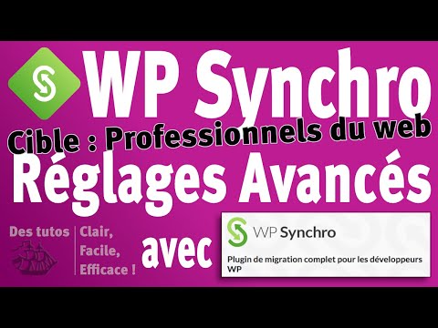 WP Synchro : réglages avancés