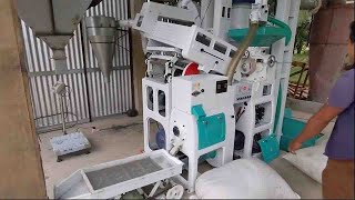 Combined Rice mill / Compact Rice mill, 1000 kg per hour, (Model- GLM-7LN-15SF-V3)