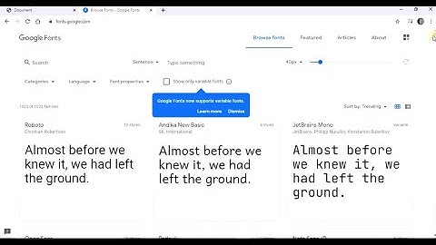 How to use Google Fonts in your web project.