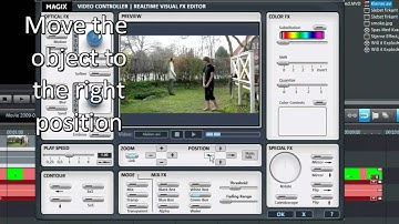 MAGIX Movie Edit Pro 14 PLUS Tutorial - How to make Greenscreen / Chroma-keying