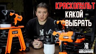 Краскопульты с функцией HVLP . Что это такое и какой краскопульт выбрать из  FoxWeld. Обзор и тесты.