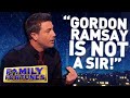 Gino LOSES IT at the thought of Sir Gordon Ramsay | Family Fortunes 2021