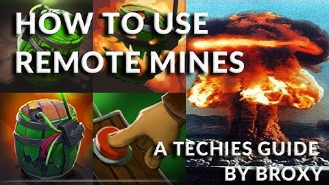 Master Techies Remote Mines | How To Play Dota 2 | PVGNA.com