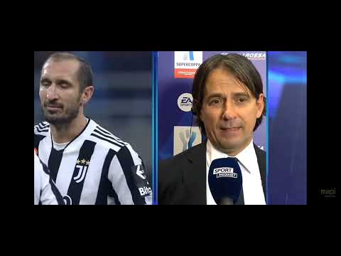 Simone Inzaghi cambia improvvisamente VOCE! Inter-Juventus 2-1 #supercoppaitaliana 12/01/2022