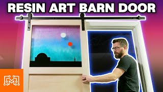 Making a Barn Door with a Resin Art Panel