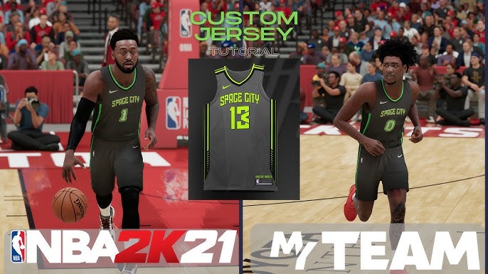 CHARLOTTE HORNETS CUSTOM JERSEY TUTORIAL! BUZZ CITY MINTED UNIFORM! HOW TO  MAKE! NBA 2K21 MyTeam! 