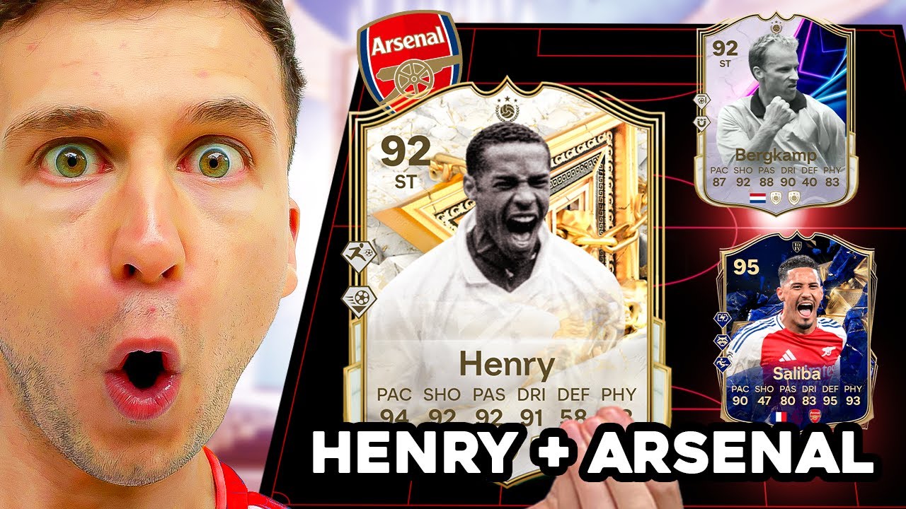 WL COM O HENRY DME E O MELHOR TIME POSSÍVEL DO ARSENAL! EA FC 25 ULTIMATE TEAM BRASIL