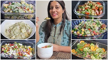 8 life changing salad recipes||Healthy salads for weightloss
