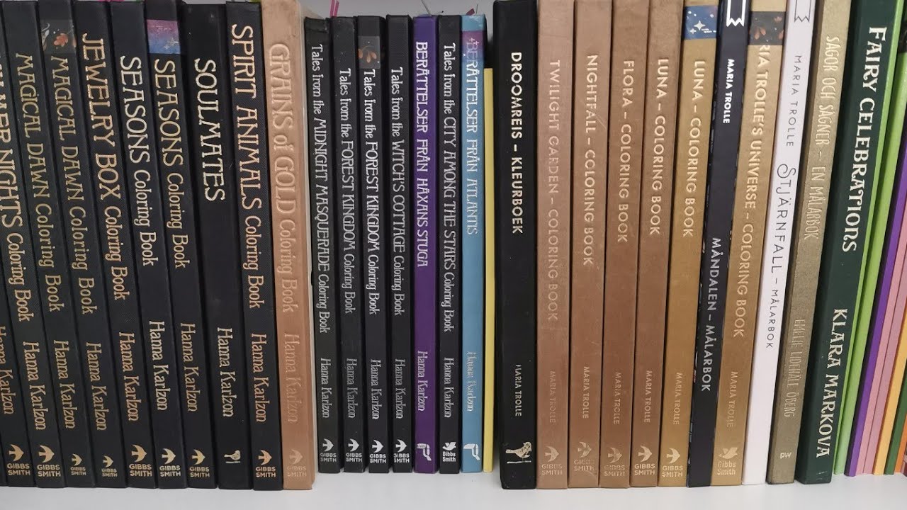 Colouring Book Collection & Completed Pages 2025 ~ The Finale (Part 13) 