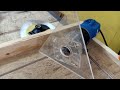 Cabinet door router jig