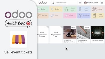 Odoo Quick Tips - Sell event tickets [POS]