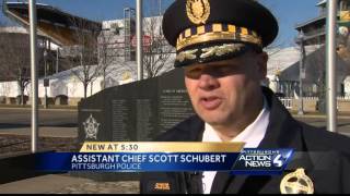 Pittsburgh police pay respects at New York officer's funeral
