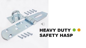Thicker Heavy Padlock Hasp Door Clasp Hasp Latch , 7-1/4" | HOWTOOL Hardware