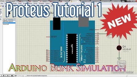 #stayathome   Proteus tutorial 1: Blink an led program (arduino) using Proteus