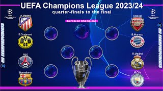 UEFA Champions League 2023-2024 • Calci di Rigore, quarti di finale fino alla finale • COM vs COM