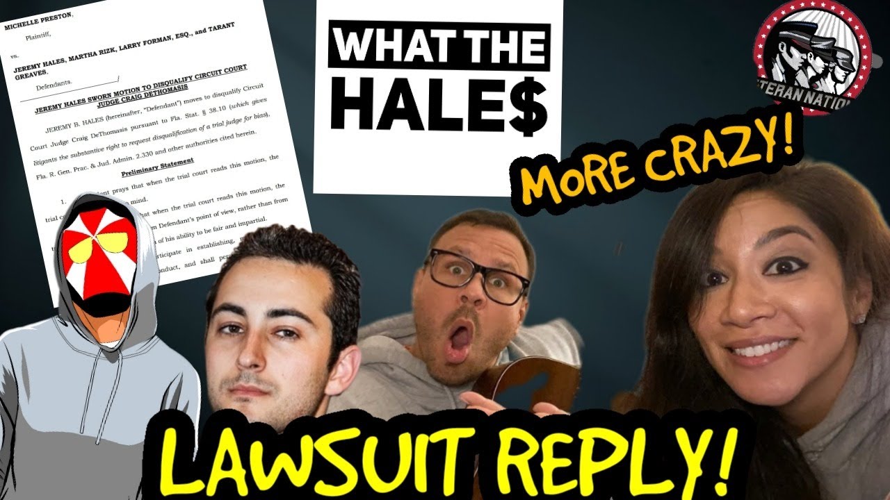 Live! @WhatTheHales REPLIES to BEING SUED! Megan Fox GETTING SUED?! Veteran Nation faced MORE CRAZY?