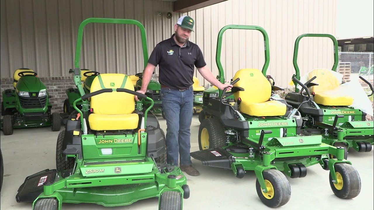John Deere Z530M vs Z720E Comparison - YouTube