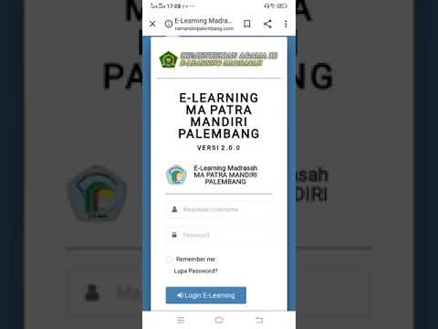 Cara atasi gagal Login Elearning Madrasah Terbaru