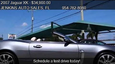 2007 Jaguar XK  - for sale in Pompano Beach, FL 33064