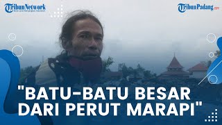 Petani Bukik Batabuah Agam tak Percaya Batu-batu Besar Bisa Turun dari Perut Gunung Marapi