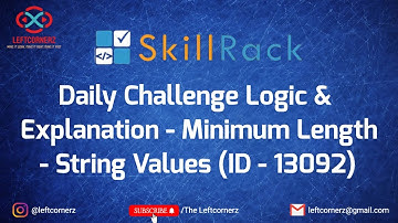 minimum length - string values (04-05-2021) | skillrack daily challenge