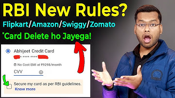 RBI New Guidelines for Debit & Credit Card | Tokenization of Card Transactions | RBI Tokenization