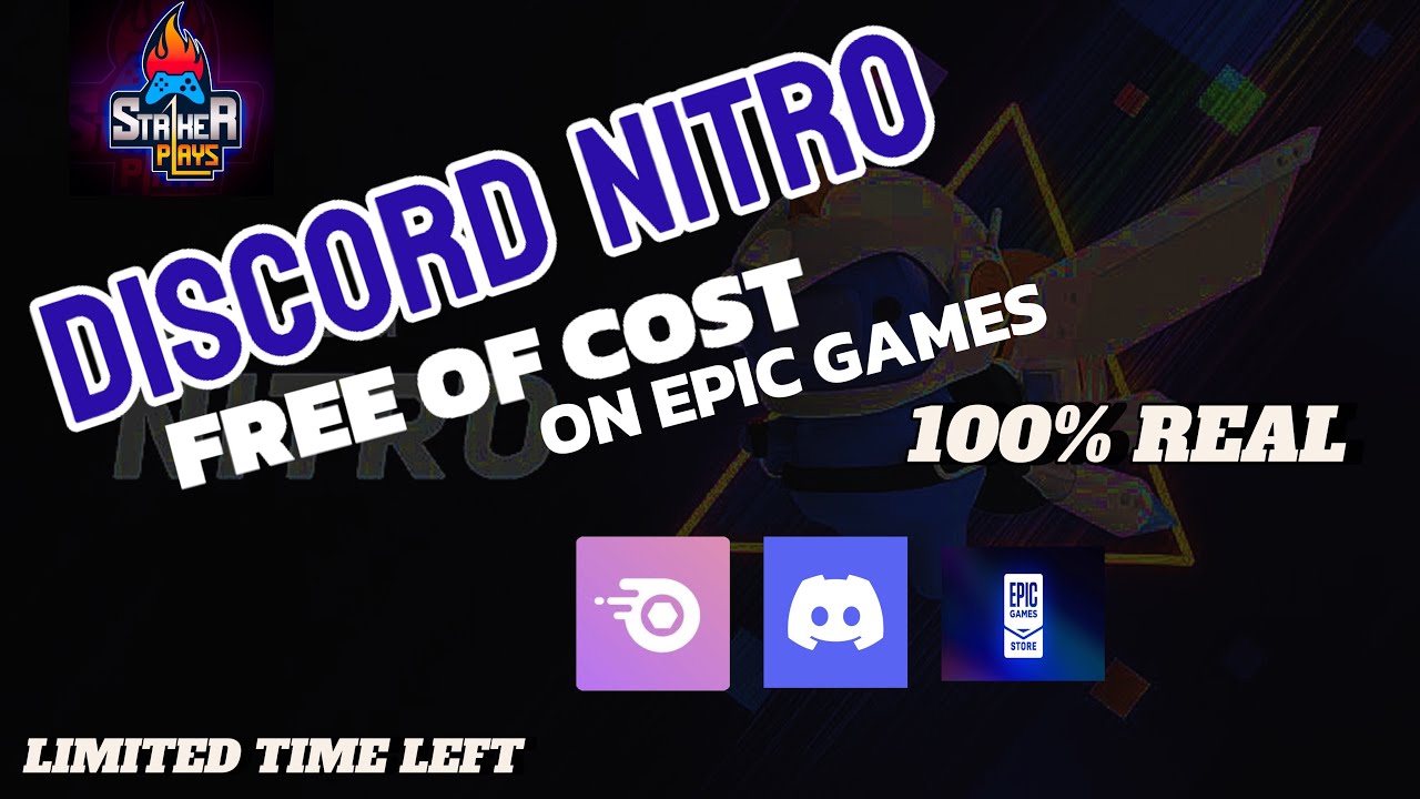 Get Discord Nitro FREE on The EPIC GAMES STORE 2024😍How To Claim