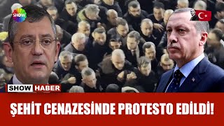 Özgür Özel'e şehit cenazesinde tepki!