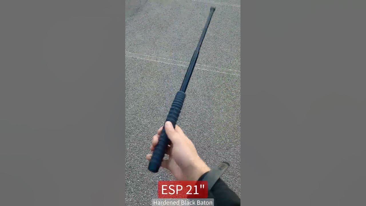 Defense extending hardened steel 21 ESP color black handle in pvc