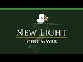 John Mayer - New Light - LOWER Key (Piano Karaoke / Sing Along)