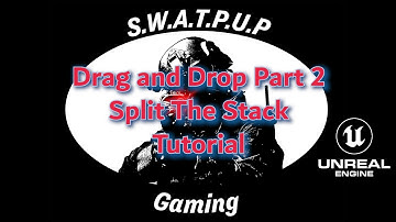 Unreal Engine 5 UI UMG Tutorial Drag and Drop Part 2 Split The Stack