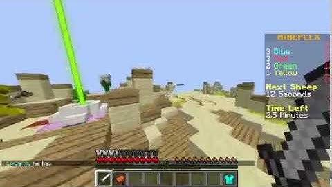 Minecraft Mini-Game Series # 1: Episode 2 - Mineplex Sheep Quest Defeat!