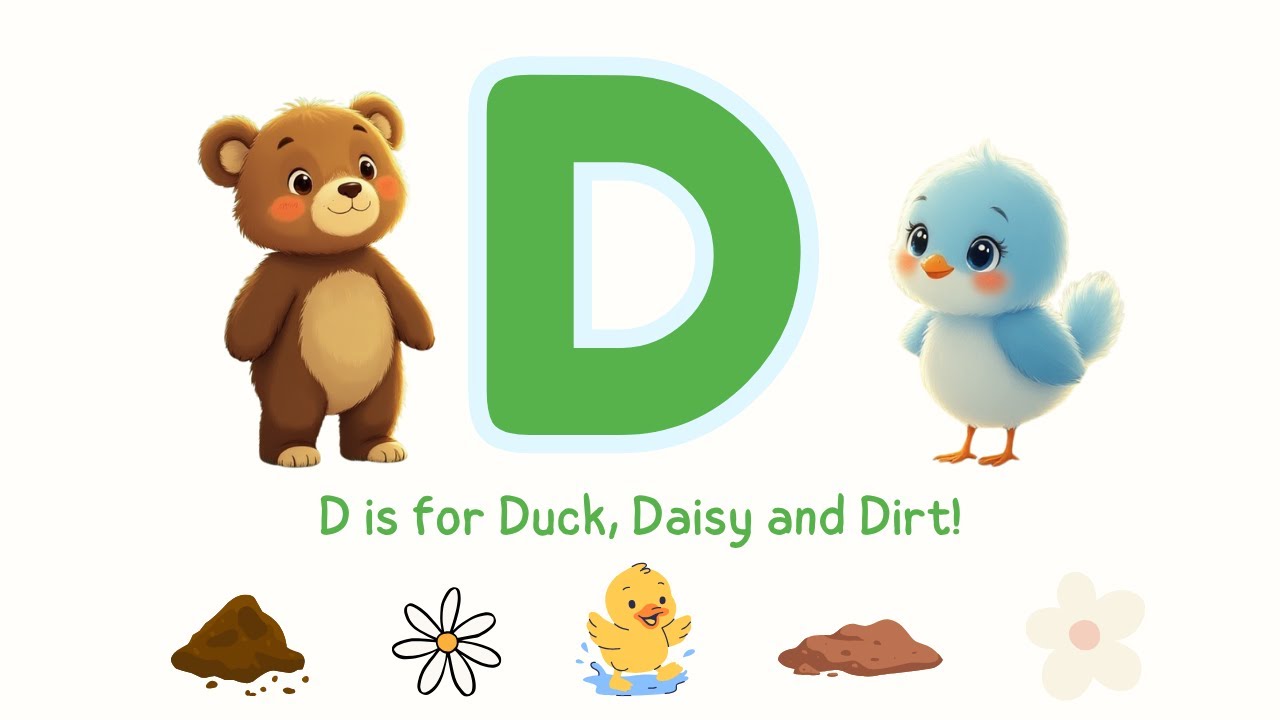 Learn D Learn the Letter D – Alphabet Adventure with Milo & Esme | Learn to ...